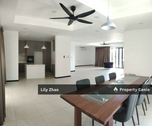 3-Storey Semi Detached Luxury House for Rent. 4Bed 5Bath, Gated & Guarded, Likas, Kota Kinabalu.