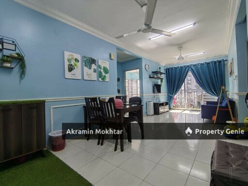 Fully Furnished & 1 Parking | Residensi Laguna Biru 2, Tasik Biru Kundang, Rawang