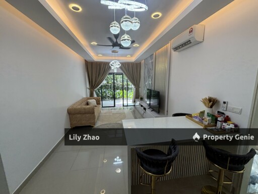 Kingfisher Inanam Condo for Rent, Renovated & Fully Furnished, Block C, 5th Floor Facilities area, Kota Kinabalu