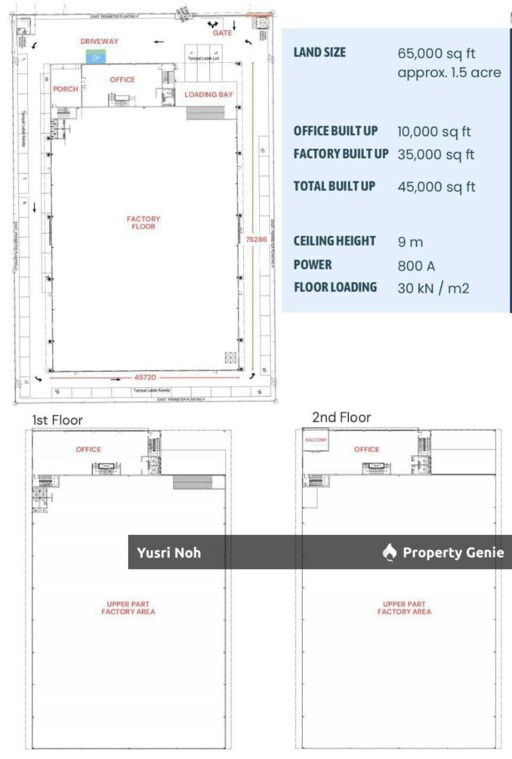 3-Storey Factory@ Warehouse Eco Business Park V West Gate Puncak Alam Selangor