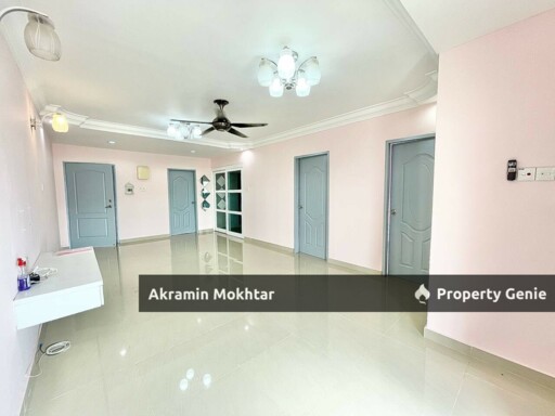 Fully Renovated & 1 Covered Parking | Lakeview Apartment Taman Jasa Perwira, Batu Caves