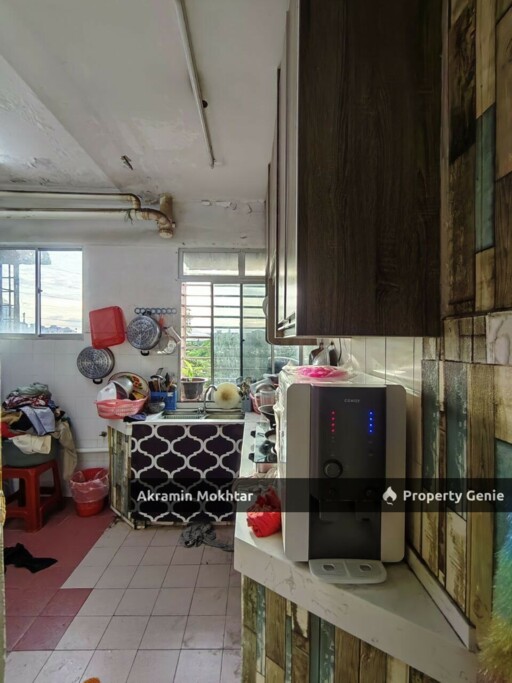 Low Level & Open Parking | Flat Desa Mentari BLOK 3 (Low Cost)