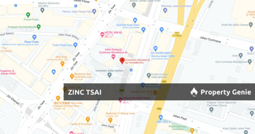 Continew Residence KL City Centre | 40th Floor | 872 sqft | Save RM 75K | RM 675K