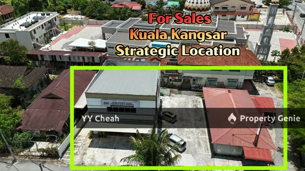 Kuala Kangsar Perak 2 Storey Commercial Bungalow & warehouse freehold