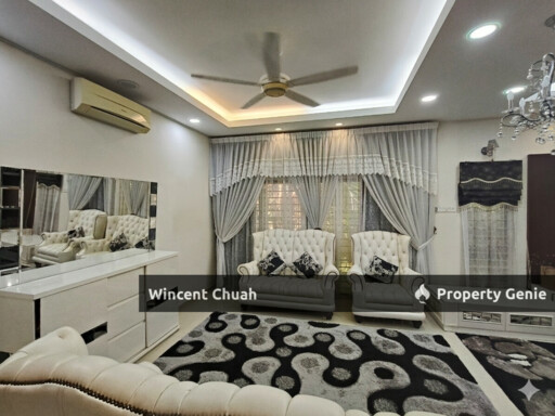 Freehold 4600sqft Semi-D End Lot Tropika Kemensah Taman Melawati For Sale