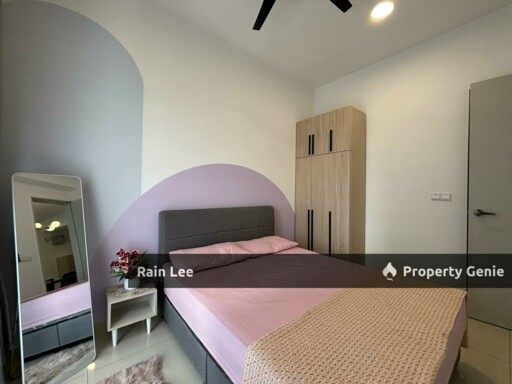 Fully Furnished Include WiFi & Parking Lot / 2Rooms Unit for Rent / Nearby MRT & LRT Station