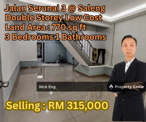 Taman Saleng Jalan Serunai Double Storey Low Cost ( Fully Renovated )