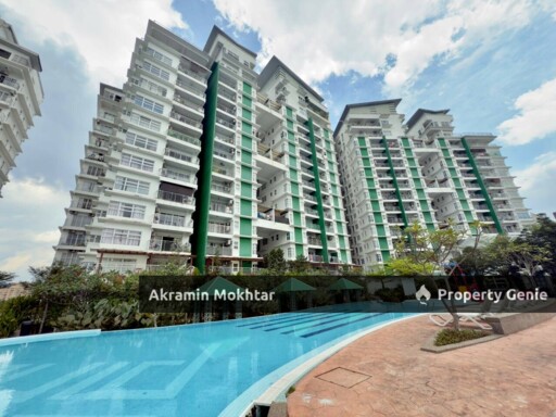 Corner Unit & 2 Covered Parking | D’Pines Condominium, Taman Nirwana, Ampang Selangor .