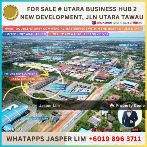 Utara Business Hub 2 Double Storey New Commercial