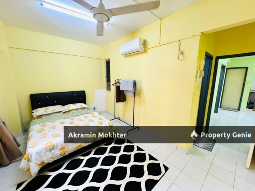 Freehold, Low Level, Fully Furnished & 1 Parking | Plaza Indah Apartment Taman Sepakat Indah Kajang