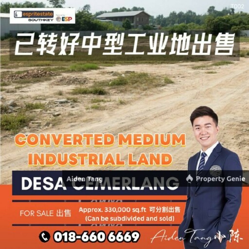 Desa Cemerlang Medium Industrial Land