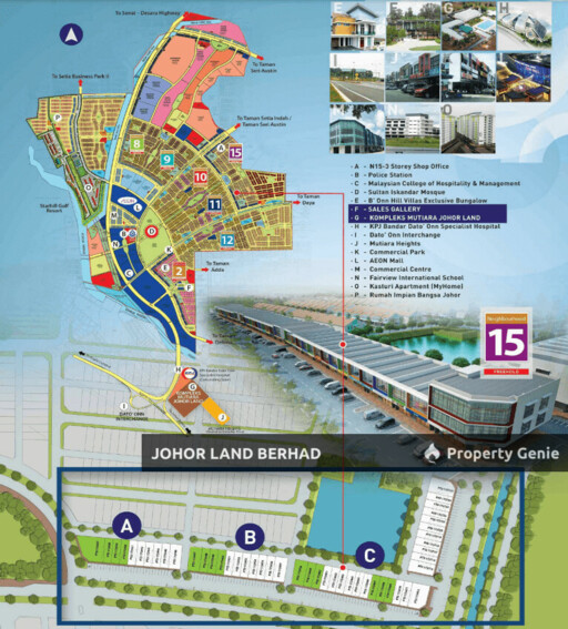 Perjiranan 15 Shop Office Bandar Dato Onn