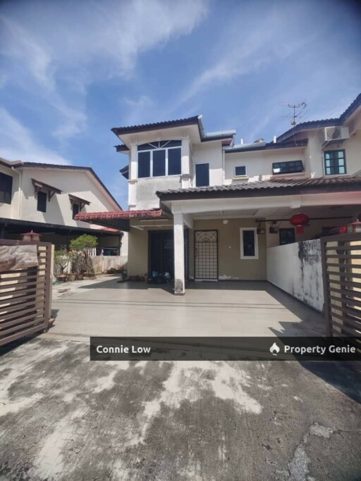 Ipoh Bercham Double Storey Intermediate Corner House for Sale in Taman Pakatan Jaya