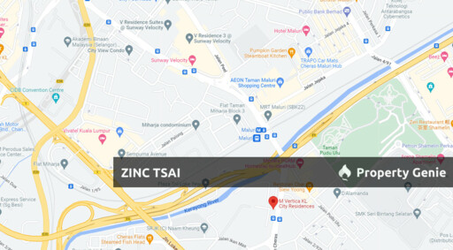 M Vertica {Save RM 45,000} 8 mins walk to MRT Maluri_4 mins drive to Sunway Velocity Mall