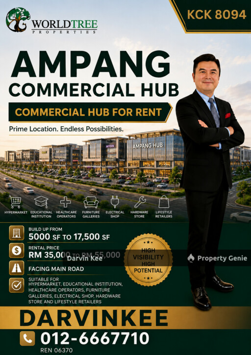 AMPANG COMMERCIAL HUB FOR RENT