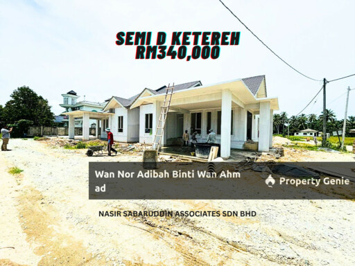 SEMI D LUAS SERUPO BANGLO KG PADANG LACHANG KETEREH KELANTAN