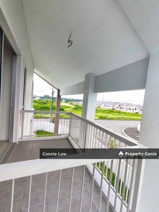 New & Completed Corner Double Storey Terrace House Guarded with Free Cabinets