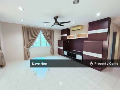 Villa Bestari Apartment | 3 Beds 2 Baths | Partial Furnished | High Floor