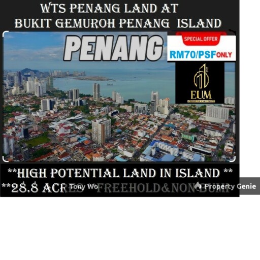 High Potential Land in Penang Island For Sale