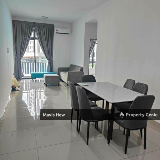 For Rent, KSL Residence 2 @Kangkar Tebrau, 2 Carpark, Fully Furnished