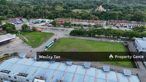 Corner Land 50,000sqft AMJ Road Side Ready Parking Road Access in Simpang Ampat Alor Gajah