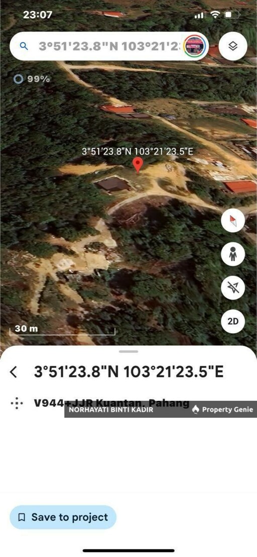 LOT BANGLO BESERAH BERHAMPIRAN KG DARAT SEKOLAH