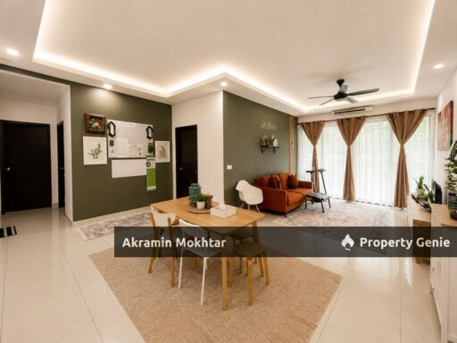 FREEHOLD, GROUND FLOOR, PARTIALLY FURNISHED & 2 PARKING | Oasis 1 Condo Mutiara Heights Prima Saujana Kajang