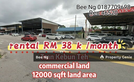 Commercial Land for Rent at Taman Kebun Teh