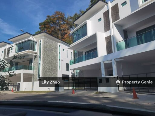 3-Storey Semi Detached Luxury House for Rent. 4Bed 5Bath, Gated & Guarded, Likas, Kota Kinabalu.