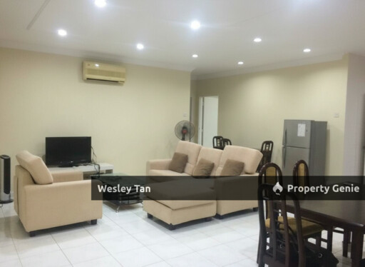 Klebang Seaview Condo 3rooms 1100sqft Furnished & Fitted 5mins to Kota