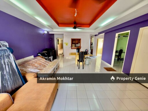 End Unit, Renovated & 1 Parking | Zamrud Apartment, Jalan Klang Lama Kuala Lumpur