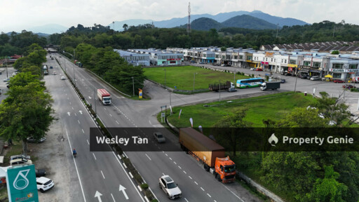 Corner Land 50,000sqft AMJ Road Side Ready Parking Road Access in Simpang Ampat Alor Gajah