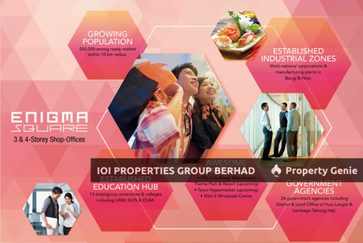 Enigma Square, Bandar Puteri Bangi. For Sale and for Rent.