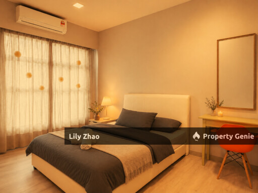 Jesselton Quay Airbnb Soho Suites for Rent, Fully Furnished 2Bed 1Bath, Kota Kinabalu City Centre, Sabah