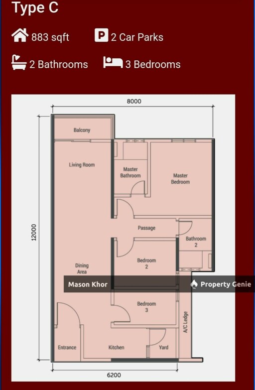 No. B-07-03A, Pangsapuri Aston Acacia, Persiaran Aston Indah, 14000 Bukit Mertajam, Seberang Perai Tengah, Penang