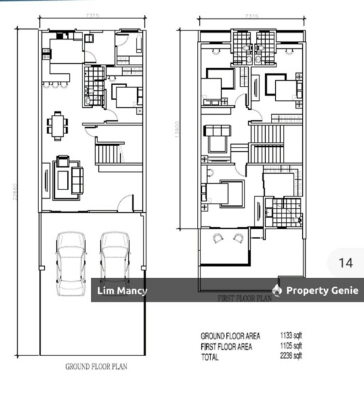 Aspira Lakehome Double Storey Endlot with Land