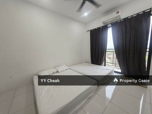 For Rent Ampang Residence Condo Ipoh, High Floor, Fully Furnished, Move-in Ready