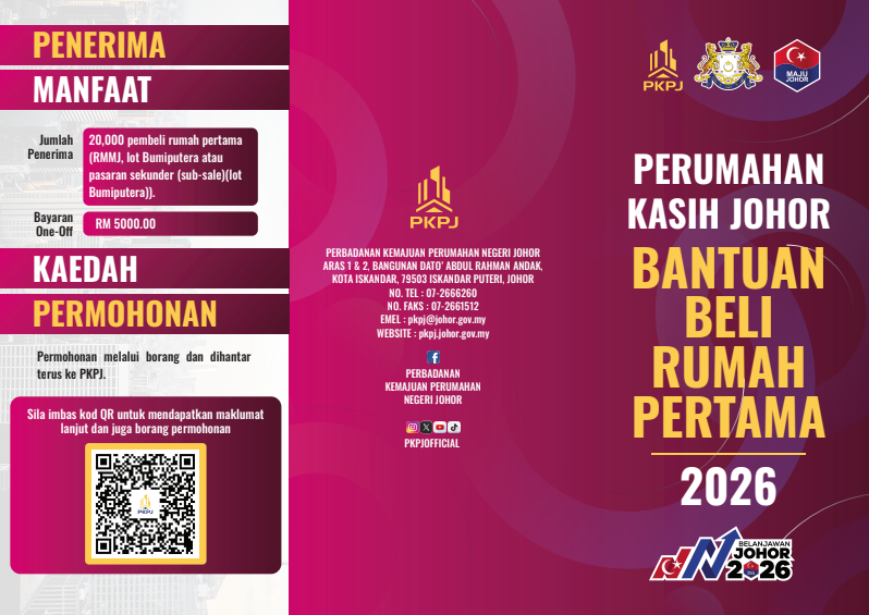 Perumahan Kasih Johor: Bantuan Beli Rumah Pertama 2026