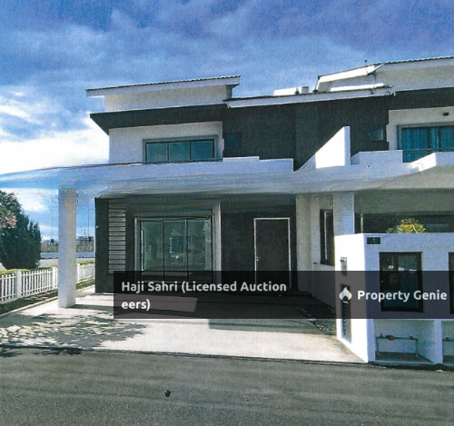 Rumah teres dua tingkat (corner) berstrata yang beralamat pos di No. 1, Lorong Mekar Sari Anggun 4, Taman Mekar Sari Anggun, 13200, Kepala Batas, Pulau Pinang.