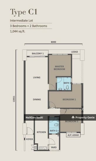 Palm Garden Apartment Save RM 66,500