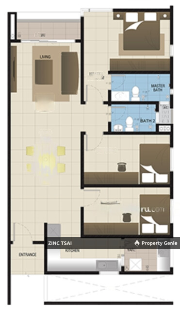 D'aman Residences Corner Lot For Rent (Ready Move-in)