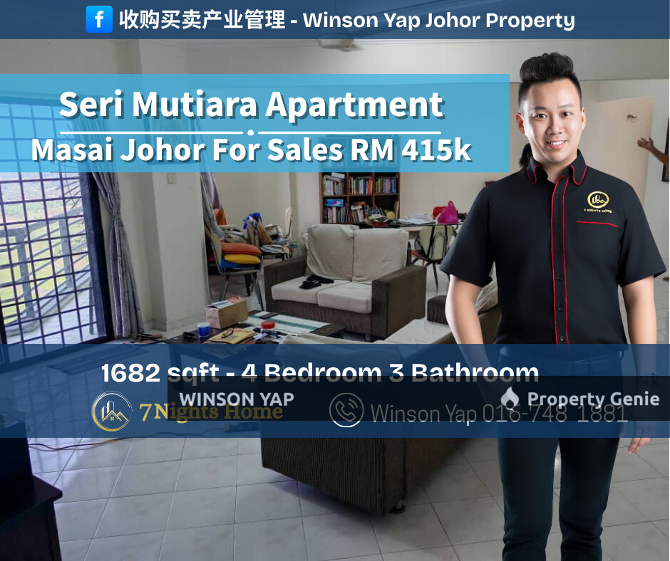 Seri Mutiara Apartment Bandar Seri Alam Masai Strata Title Freehold