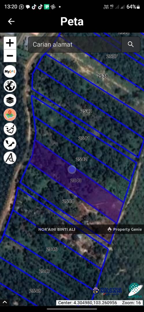 Tanah Pertanian di Kg Seberang Tayor, Kemaman, Terengganu