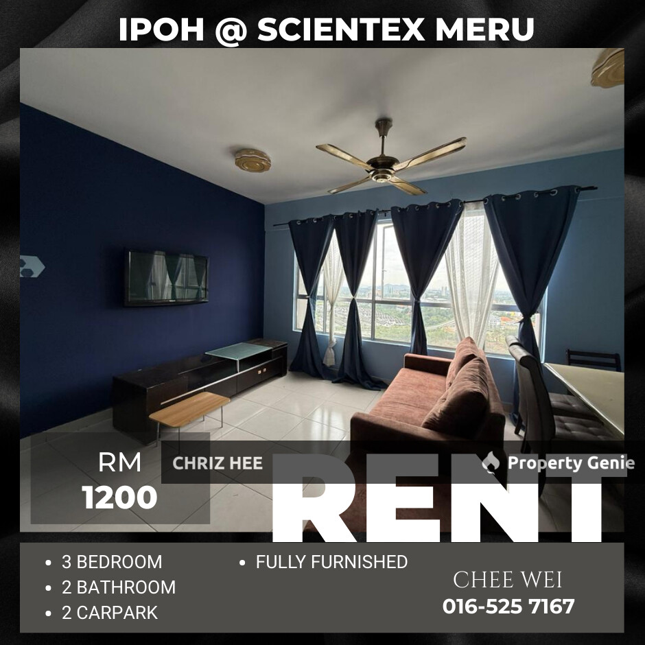 📍IPOH @ Scientex Meru Condo For Rent