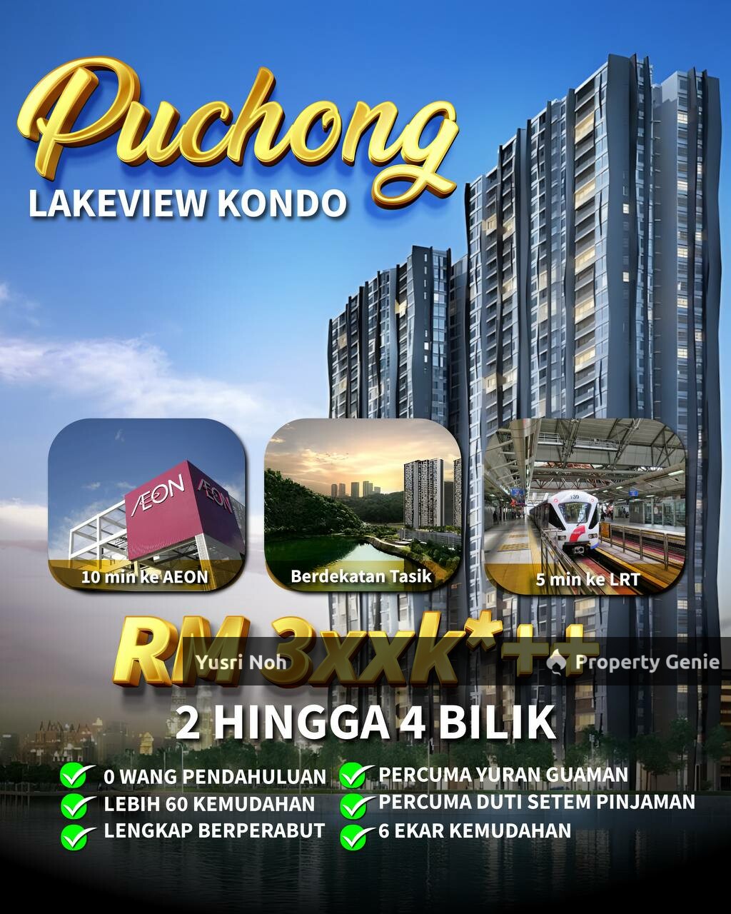 NEW CONDO OPEN FOR REGISTRATION NOW !!!!! - PUCHONG LAKEVIEW CONDO