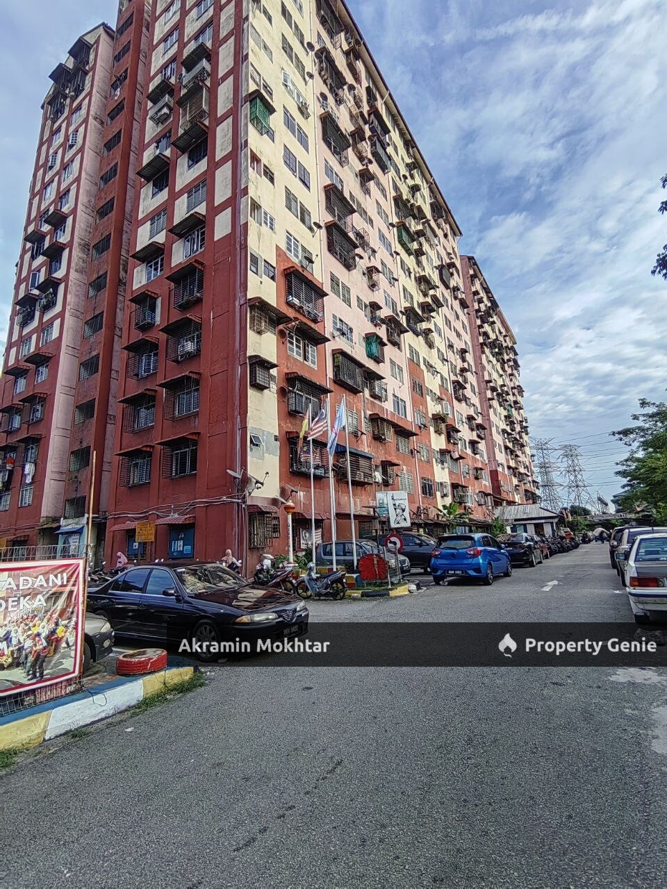 Low Level & Open Parking | Flat Desa Mentari BLOK 3 (Low Cost)