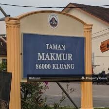 Taman Makmur, Kluang Single Storey Terrace House