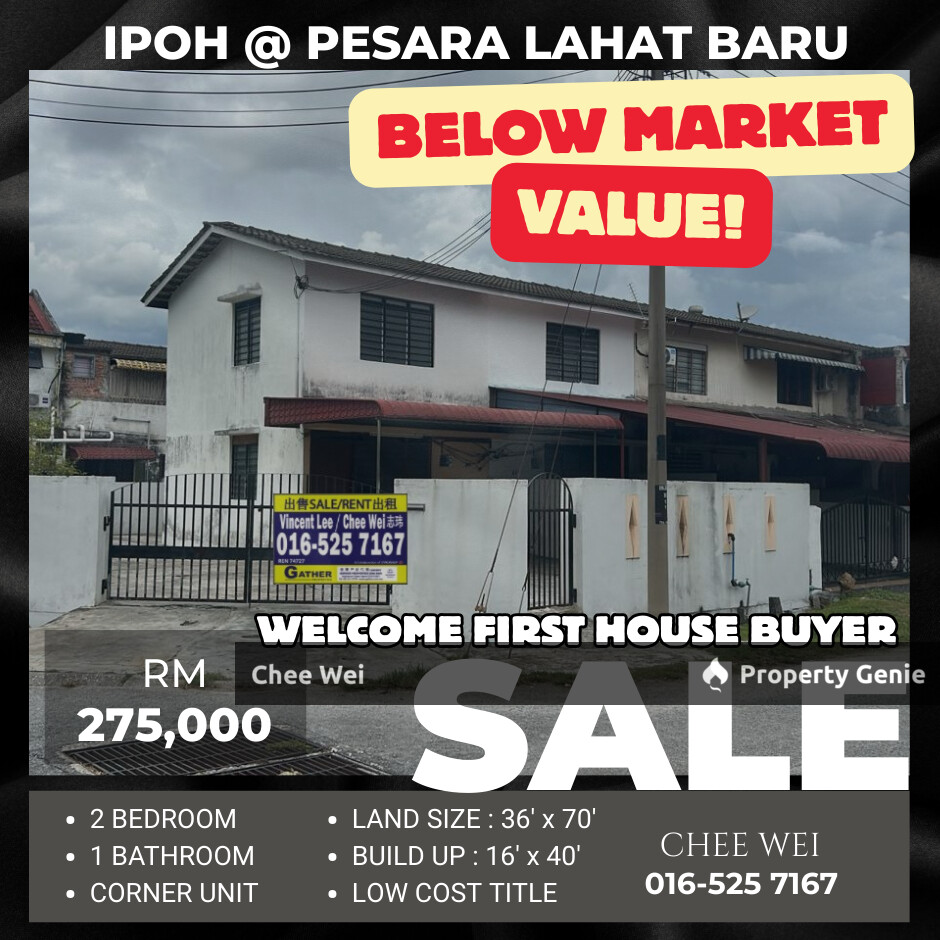 ๐๐๐๐๐ ๐๐๐๐๐๐ ๐๐๐๐๐ IPOH PESARA LAHAT BARU DOUBLE STOREY CORNER HOUSE FOR SALE