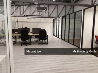 Taman Meranti Jaya, 4 Storey Warehouse Factory , 3 Ton Floor Loading, 40 Foot Container Access, with Cargo Lift, 100 Amp Power Supply, 23 Feet Height at Ground Floor, Prime Location, Easy Access to Hi