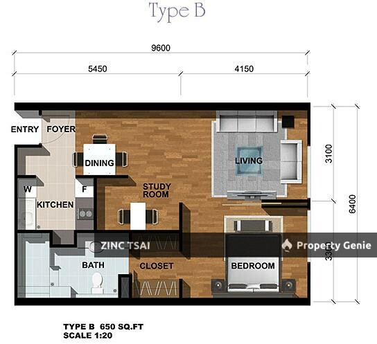 Swiss Garden Residences {Save RM 110,000} 6 mins walk to LRT Pudu_6 mins walk to Berjaya Times Square